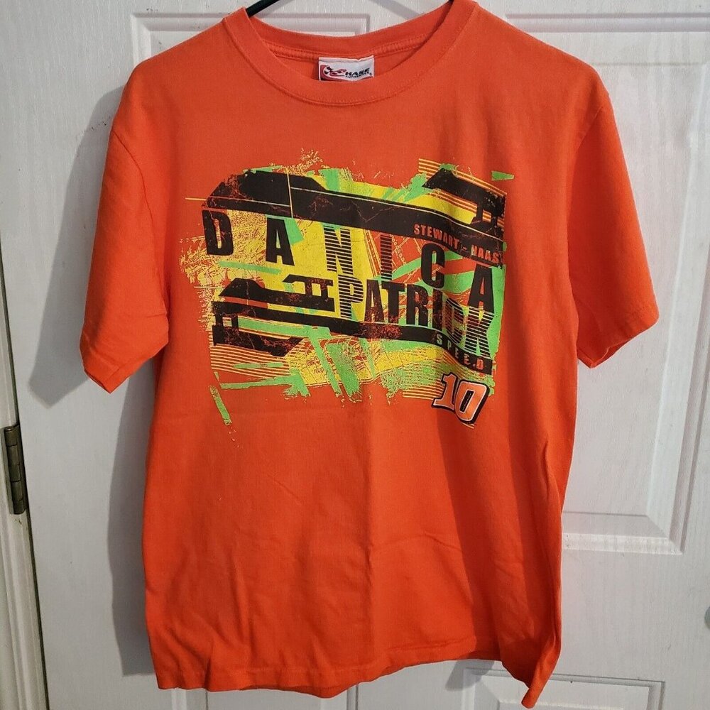 2013 CHASE AUTHENTICS DANICA PATRICK #10 GoDaddy.com size XL Orange